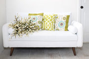 Hello Spring Whimsical Throw Pillow