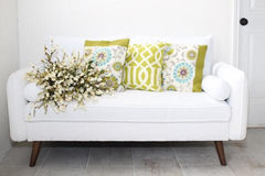 Hello Spring Whimsical Throw Pillow