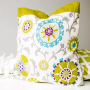 Hello Spring Floral Pillow | Hello Spring Floral Pillow | hookedonhomes