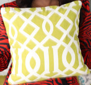 Geometry Garden Throw Pillow