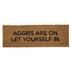 Aggies Are On Door Mat